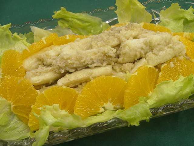 バナナ・オレンジサラダ