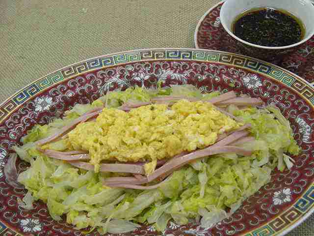 キャベツの中華風（ちゅうかふう）サラダ