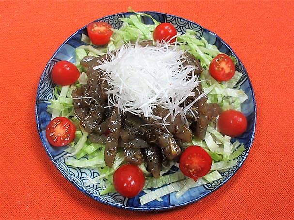 こんにゃくの生姜炒め