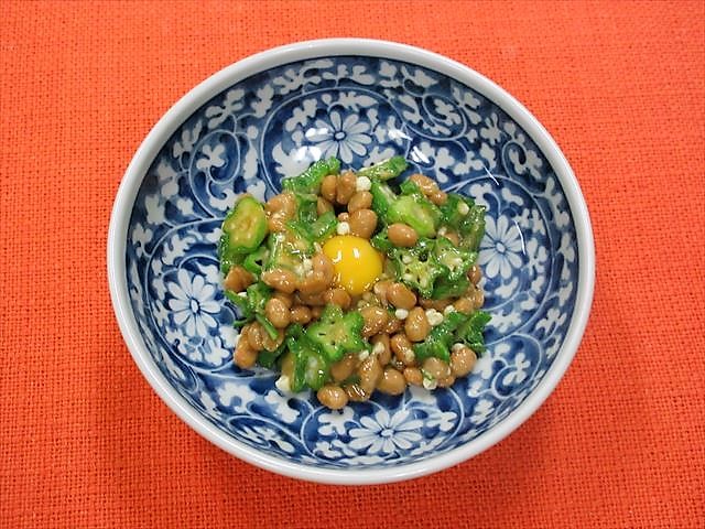 オクラの納豆和え