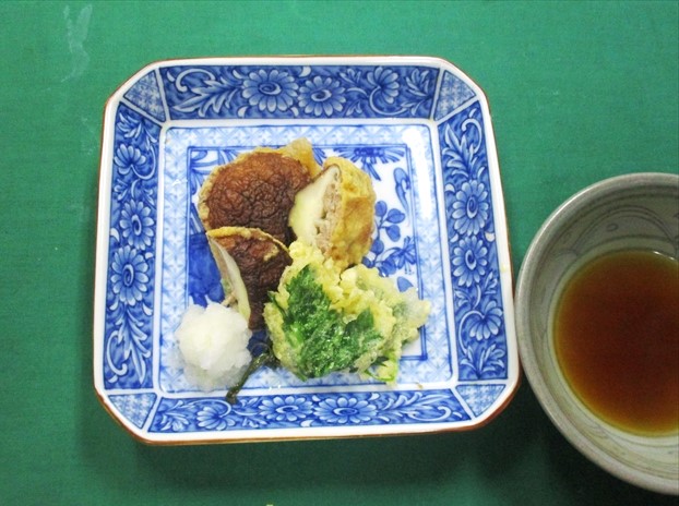 椎茸のはさみ揚げ