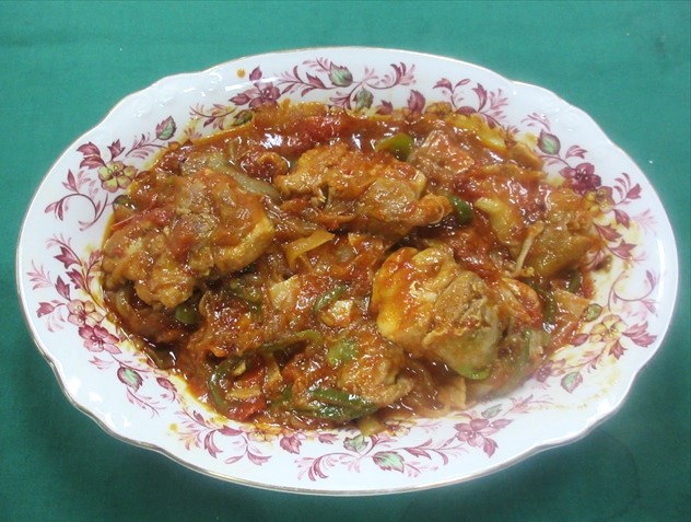 鶏肉のバスク風