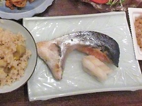 焼き魚の付け合わせ